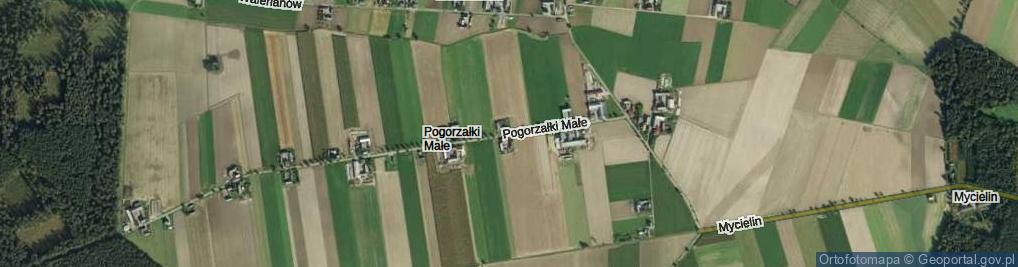 Zdjęcie satelitarne Pogorzałki Małe ul.
